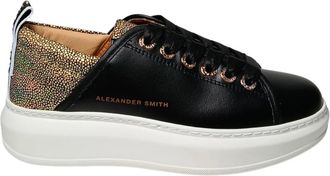 Alexander Smith Pelle Sneaker - Dames - Sneakers - Zwart - 37 EU - Leer - Schoenen