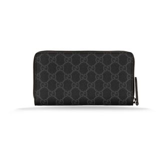 Gucci Wallet - Heren - Portefeuilles - Grijs - ONE Size - Leer - Accessoires