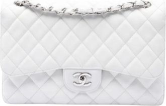 Chanel Borsa a spalla Pre-owned Classic Double Flap - - Pre-owned - Donna - Bianco - ONE SIZE