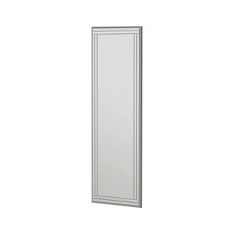 Dmora Espejito Pleione, Espejo, Objeto De Decoraci&oacute;n De Pared, Decoraci&oacute;n De Espejo, 40x2h120 Cm, Blanco, Con Embalaje Reforzado - Dmora