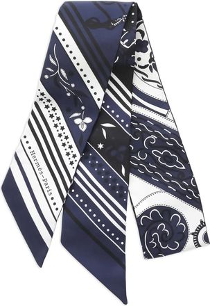 Herm&egrave;s Foulard Festival Des Amazones anni 2020 - Blu