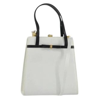 Ferragamo Pre-owned Handbags, female, White, Size: ONE SIZE Pre-owned Hand Bag