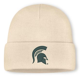 Nike Michigan State Nike Mens College Cuffed Beanie in Brown | N41C15AMST-M4T