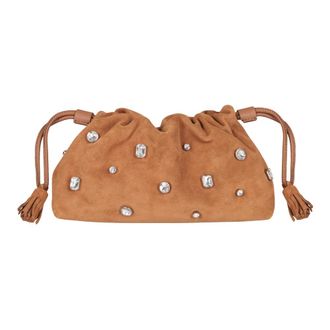 Veronica Beard Handbags, female, Brown, Size: ONE SIZE Small Crystal Stash Bag