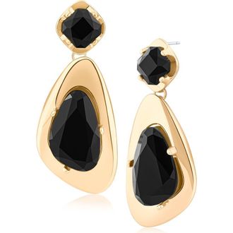 Jardin Molten Drop Earrings in Black/Gold at Nordstrom Rack
