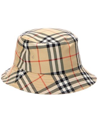 Burberry Dnu Inv Burberry Check Bucket Hat