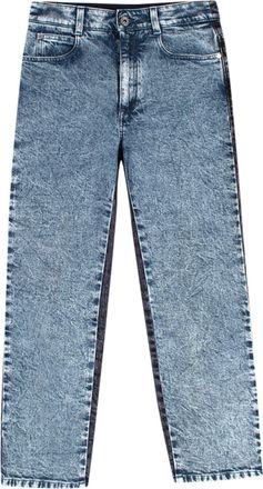Stella McCartney Two-tone Acid Wash Jeans Size S
