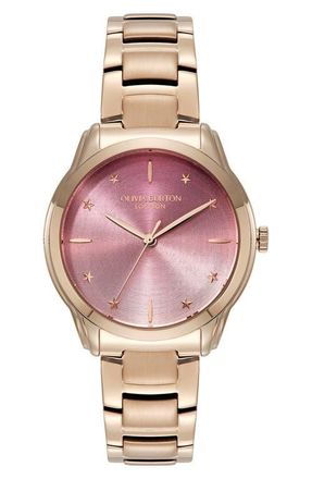 Olivia Burton Color Wave Bracelet Watch, 36mm in Pink at Nordstrom