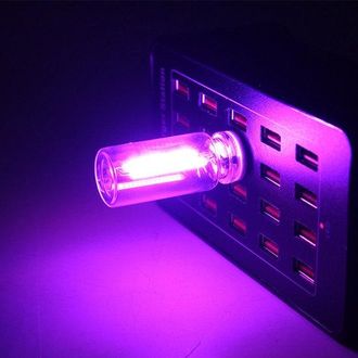 OEM 2 L&aacute;mparas Usb L&aacute;mpara Retro Regulable T&aacute;ctil Luz Ambiental Led Interiores, Mini L&aacute;mpara Led Port&aacute;til Tipo Botella Vidrio, Verde