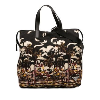 Prada Pre-owned Prada Tessuto Stampato Satchel Unisex VBONI73HP7A622NF