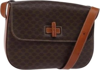 Celine Pre-owned Vintage Crossbody Tas - Dames - Vintage Schoudertas - Bruin - ONE Size - Leer - Vintage