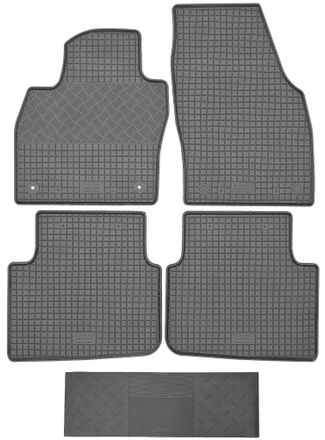 OEM Alfombrillas Rigum 904840 + Funda 900101 - Skoda Scala Hatchback Desde 2019, Espacio Para Los Pies Av2, Delantero - Instalado