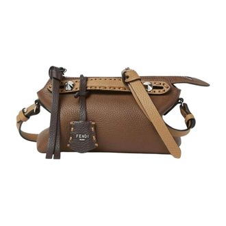 Fendi Cross Body Bags, female, Brown, Size: ONE SIZE Mini Wayfarer Sunglasses in Black