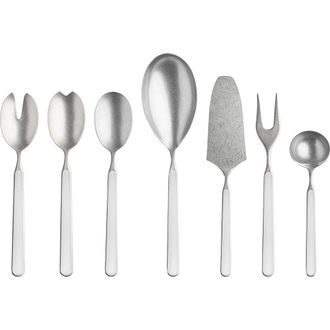 Mepra Fantasia Pewter Serving Set - 7 Pieces in Porcelain at Nordstrom