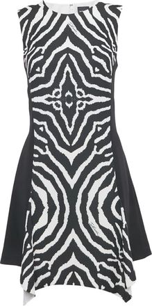 Cavalli Abito corto con stampa - Nero