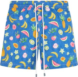 Fedeli Madeira Zwembroek - Heren - Strandmode - Blauw - S - Polyester - Badmode