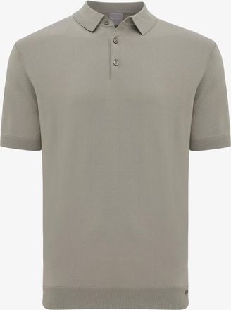 Gentiluomo Button Polo | Taupe
