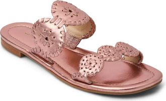 Jack Rogers Lauren II Sandal in Rose Quartz at Nordstrom, Size 5.5
