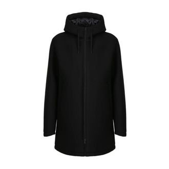 Herno Zwarte Winterjassen - Heren - Mantel - Zwart - 2XL - Jassen
