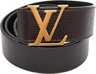 Louis Vuitton Pre-owned Belts, male, Brown, Size: ONE SIZE Pre-owned Vintage Epi Leather Belt