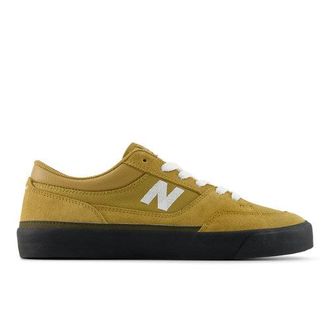 New Balance Unisex NB Numeric Franky Villani 417 Low in Marrone/Bianco, Pelle Scamosciata/Rete, Taglia 41.5