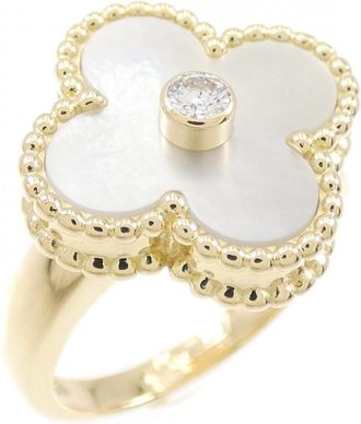 Van Cleef & Arpels Yellow Gold (18K) Band Ring (Pre-Owned)