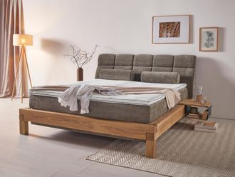 HOME AFFAIRE Boxspringbett »Villads« Liegefläche: 180/200 cm, Inside-Boxspring-Unterbau, recycelte Stoffe