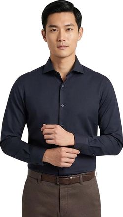 Led&ucirc;b business overhemd Ledub Modern Fit New donkerblauw