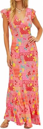 Beach Riot Elodie Dress In Passion Fruit