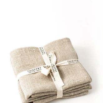 Be Home Thieffry Belgian Linen Dishtowels - Set of 2 in Raw Natural at Nordstrom