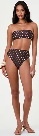 Nicholas Nerea Bottom in Espresso/ivory Polka Dot at Nordstrom, Size X-Large
