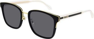Gucci Sunglasses, male, Black, 55 MM, Clubmaster Sunglasses