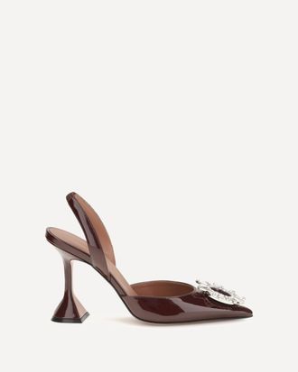 Amina Muaddi D&eacute;collet&eacute;s Slingback Begum Woman 38.5