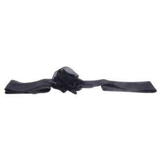 Zimmermann Flower Neck Scarf in Black Viscose