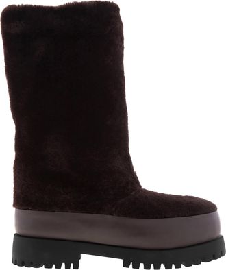 Ferragamo Ferragamo Dalton Merino Platform Boots, Size 9