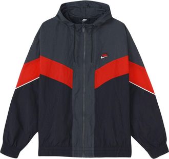 Nike Woven Contrasting Colors Athleisure Casual Sports Hooded Jacket Gray DC0502-070