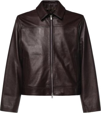 Lardini Leather Jassen - Heren - Leren en Su&egrave;de Jassen - Bruin - XL - Jassen