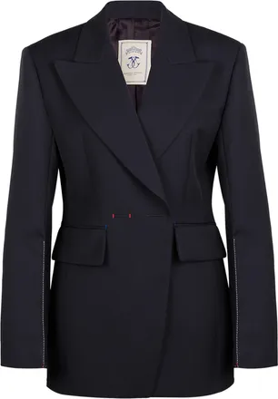 Seafarer Black Gilda Structured Tailored Blazer