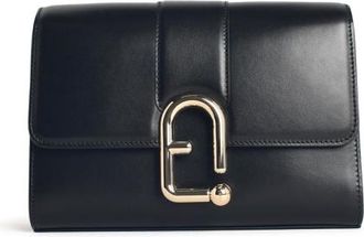 Furla urban S Black Leather Crossbody Bag