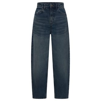 By-Bar Amsterdam Baloe Oil Jeans - Dames - Jeans - Blauw - Maat: M Katoen