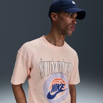 Nike Mens Max90 Basketball T-Shirt in Pink | HJ3434-664