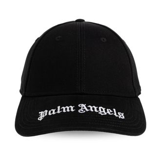 Palm Angels Baseball Cap - Heren - Petten - Zwart - ONE Size - Katoen - Accessoires