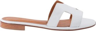 Paolo Ferrara Caprese Sandal Cr 2508 - Dames - Sandalen - Wit - 40 EU - Leer - Schoenen