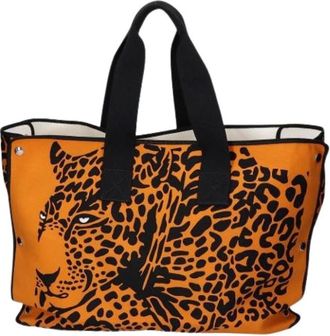 Herm&egrave;s Pre-owned Tote Bag - Dames - Vintage Shopper - Oranje - ONE Size - Vintage