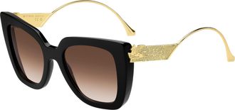 Etro 0040/S 2M2/HA Womens Sunglasses Black Size 53
