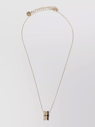 Ferragamo chain necklace featuring adjustable pendant design