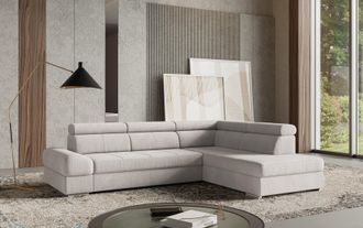 Sit&more Ecksofa »Broadway L-Form« mit verstellbaren Kopfteilen, wahlweise mit Bettfunktion