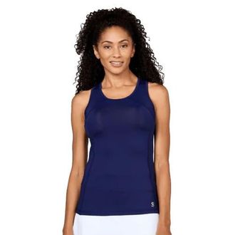 Sofibella UV Colors Womens Tennis Tank Top in Navy at Nordstrom, Size X-Large