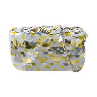 Paco Rabanne Sparkle Mini Schoudertas - Dames - Tassen - Geel - Maat: ONE Size