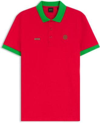 BOSS Paddy polo shirt with country flag
